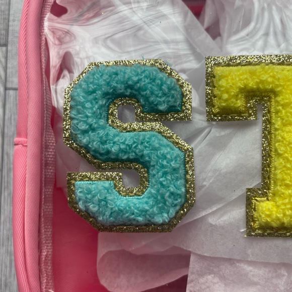 SOLD New Large Stuff Makeup Bag Pouch Clear with Pink, Inspired by Stoney Clover - Picture 4 of 7